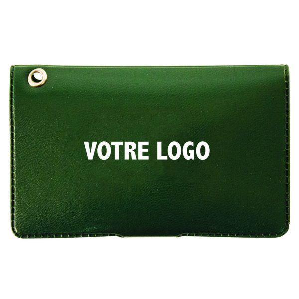 ID card holder with velcro fastener