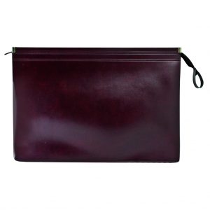 Underarm briefcase in synthetic leather