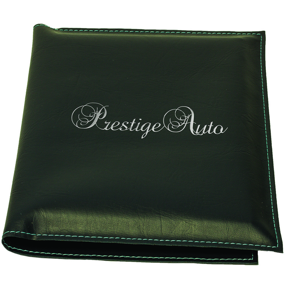 Car warranty holder in synthetic leather
