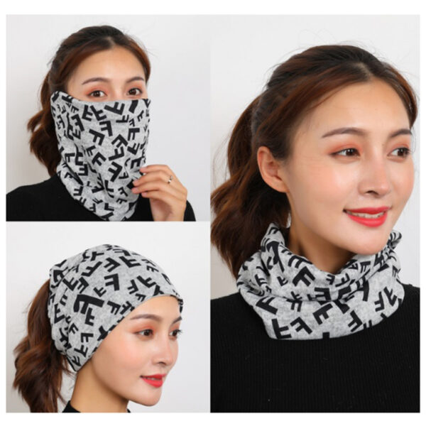 Double layer cotton scarf