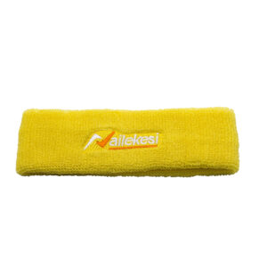 Sports headbands with embroidered logo