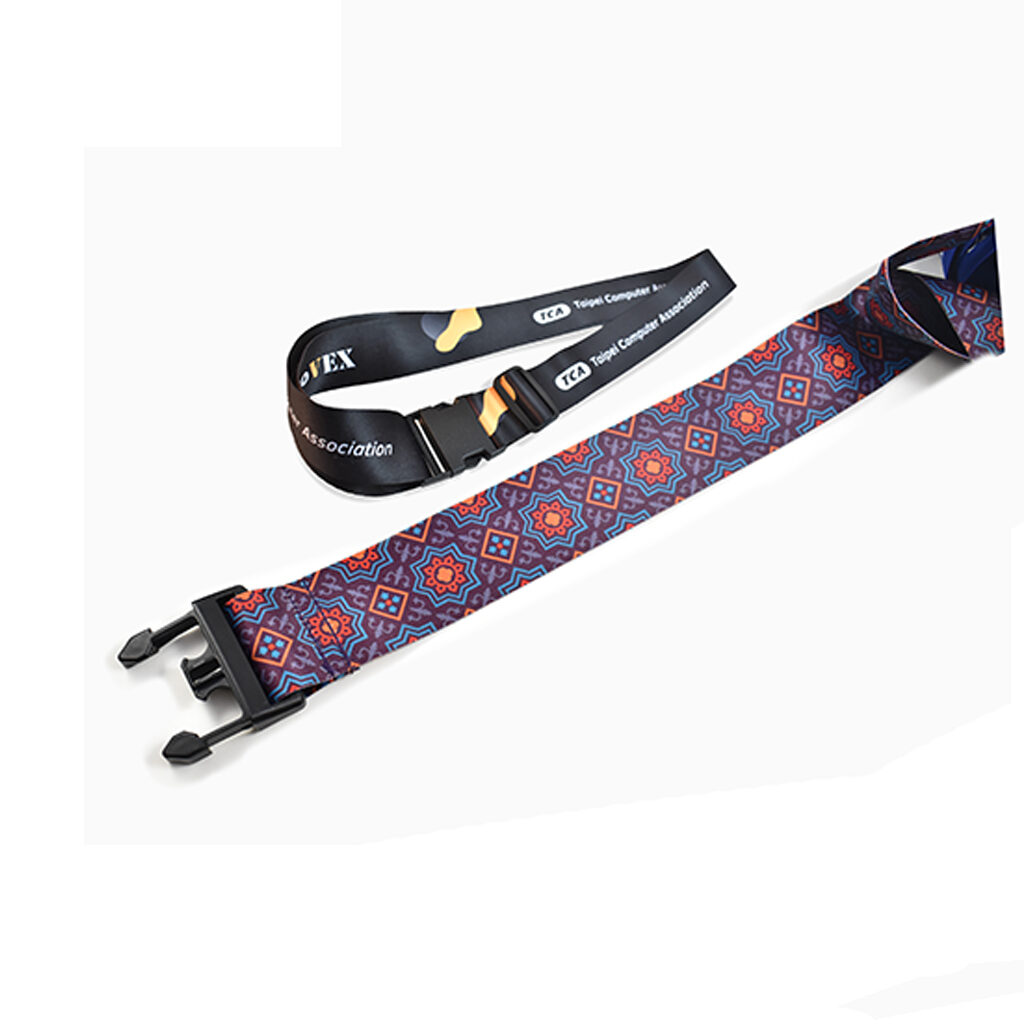 Sublimated luggage belts