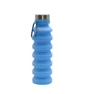 Collapsible bottle with carabiner