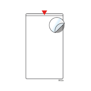 Adhesive pocket 2 x 3.5"