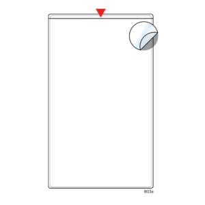 Adhesive pocket 3 x 5"