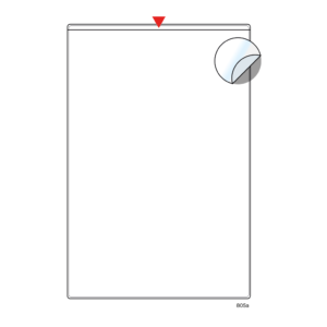 Adhesive pocket 4 x 6"
