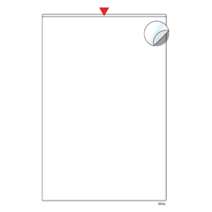 Adhesive pocket 6 x 9"