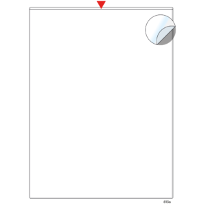 Adhesive pocket 9 x 12"