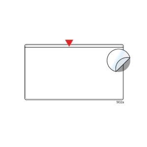 Adhesive pocket 3.5 x 2"