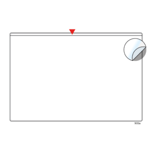 Adhesive pocket 6 x 4"