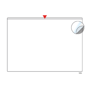 Adhesive pocket 7 x 5"