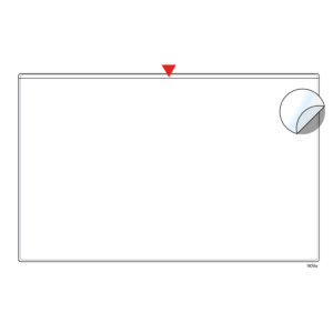 Adhesive pocket 8 x 5"
