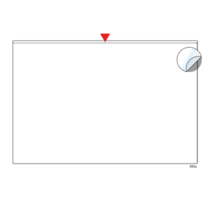 Adhesive pocket 9 x 6"