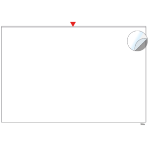 Adhesive pocket 18 x 12"