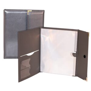 Deluxe tri-fold distinctive policy holder