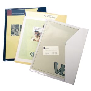 Document holder letter size opened on long side