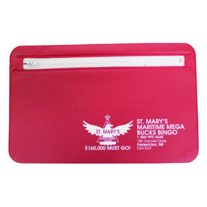 Mini briefcase with zipper