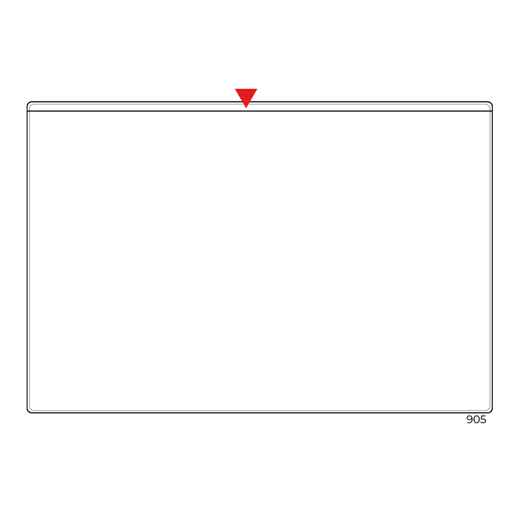 Pochette standard 6 x 4"