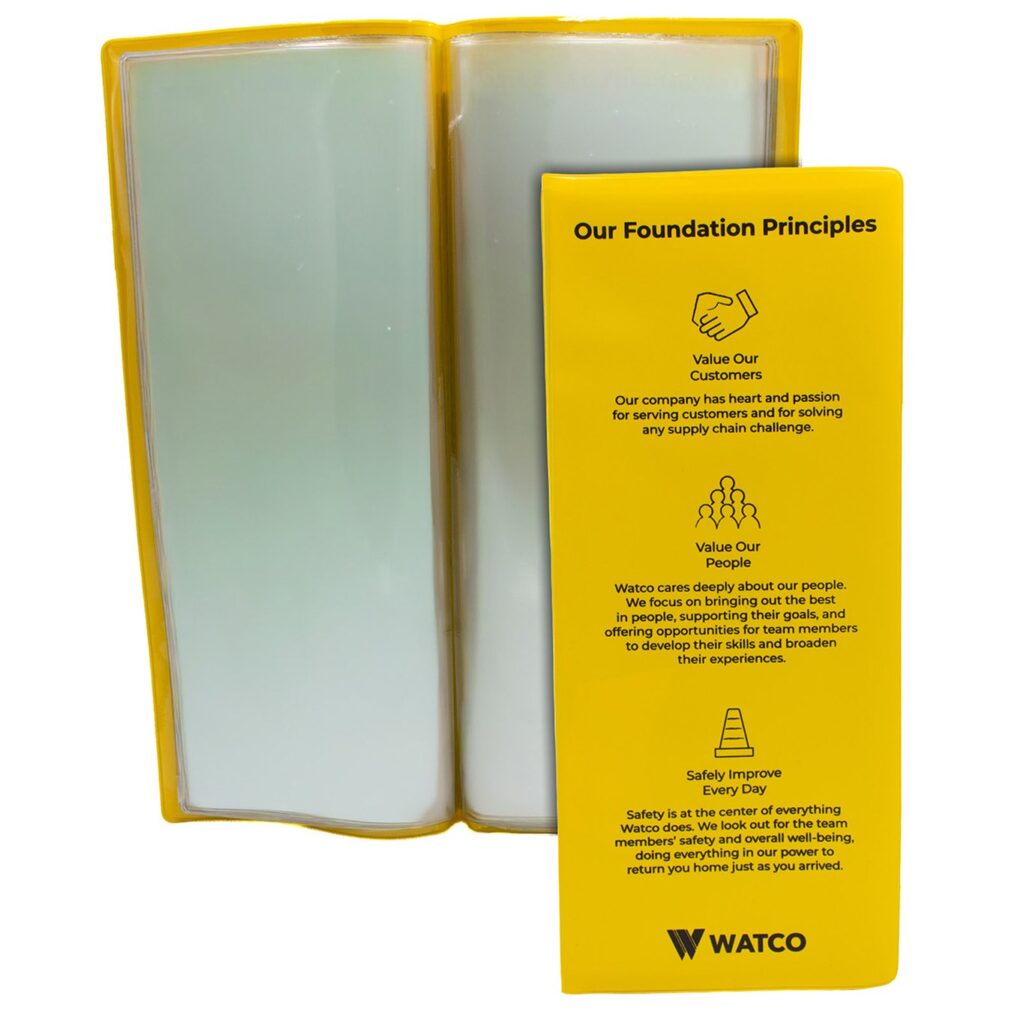 All-Weather Document Holder – presentation view | custom vinyl products made in Canada