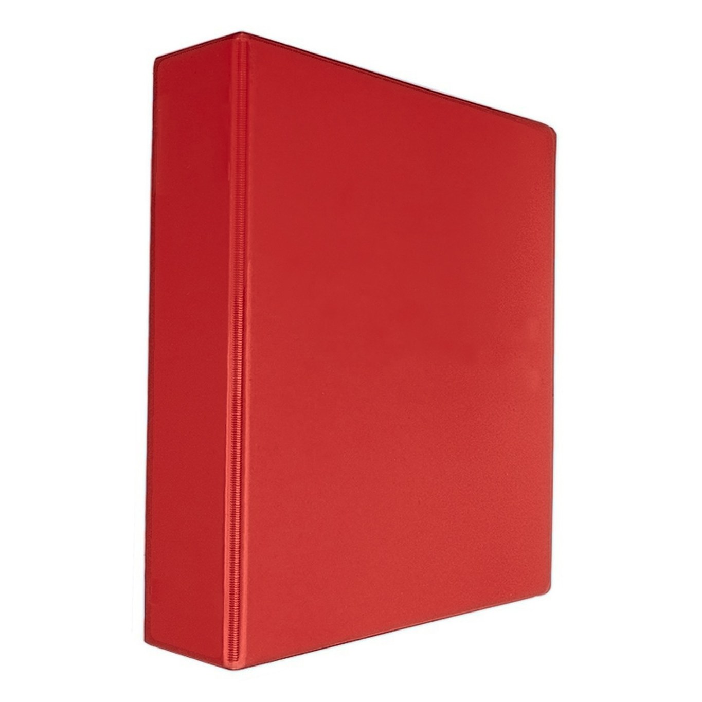 Binder 2" in Fire Red vinyl – customizable, made in Canada