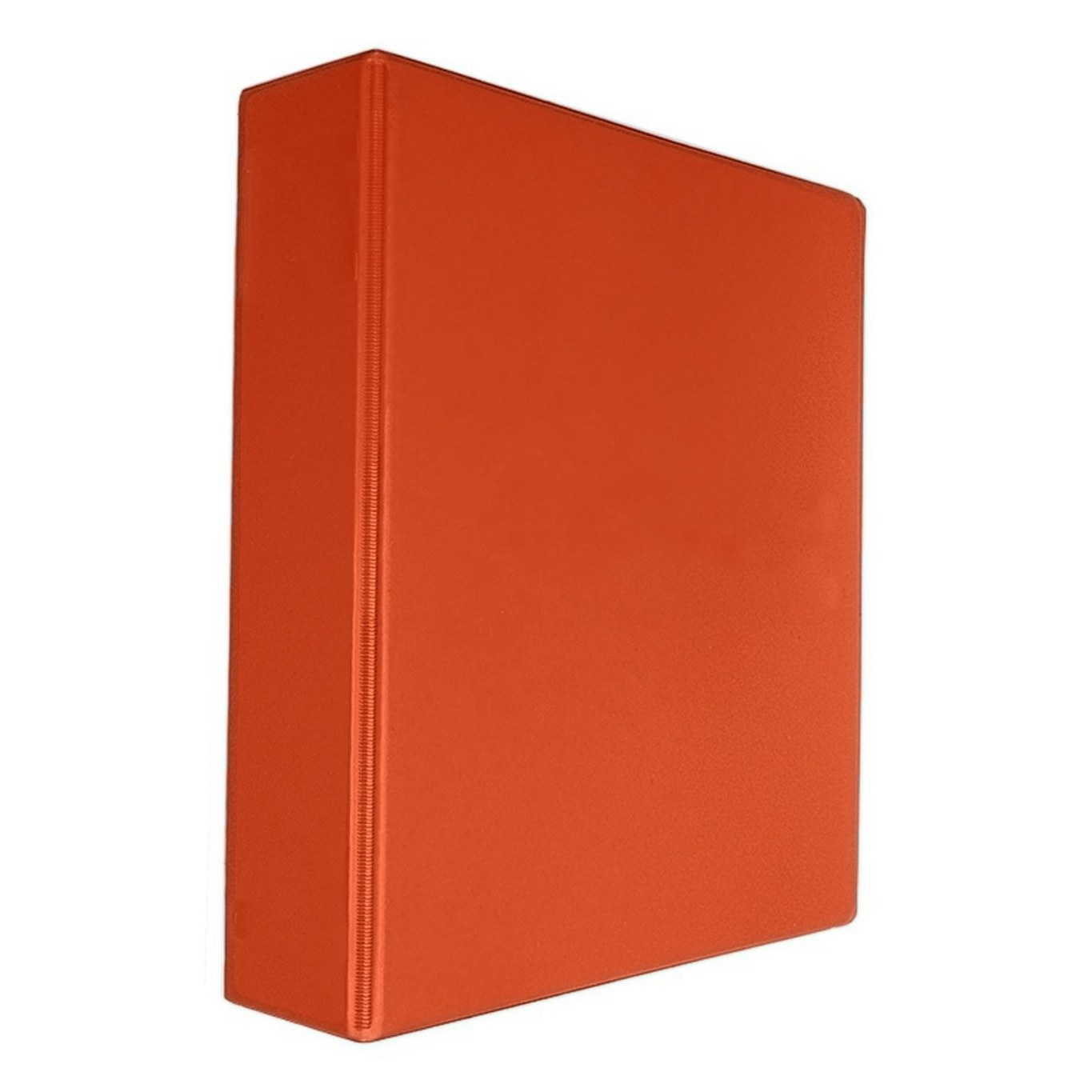 Binder 2" in Orange vinyl – customizable, made in Canada