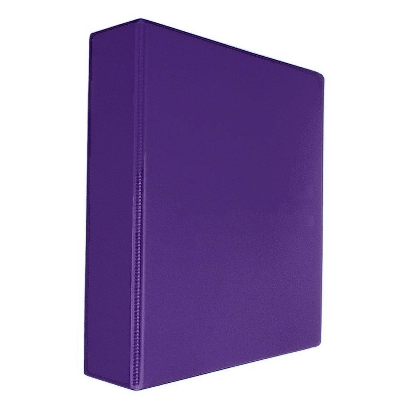 Binder 2" in Purple vinyl – customizable, made in Canada