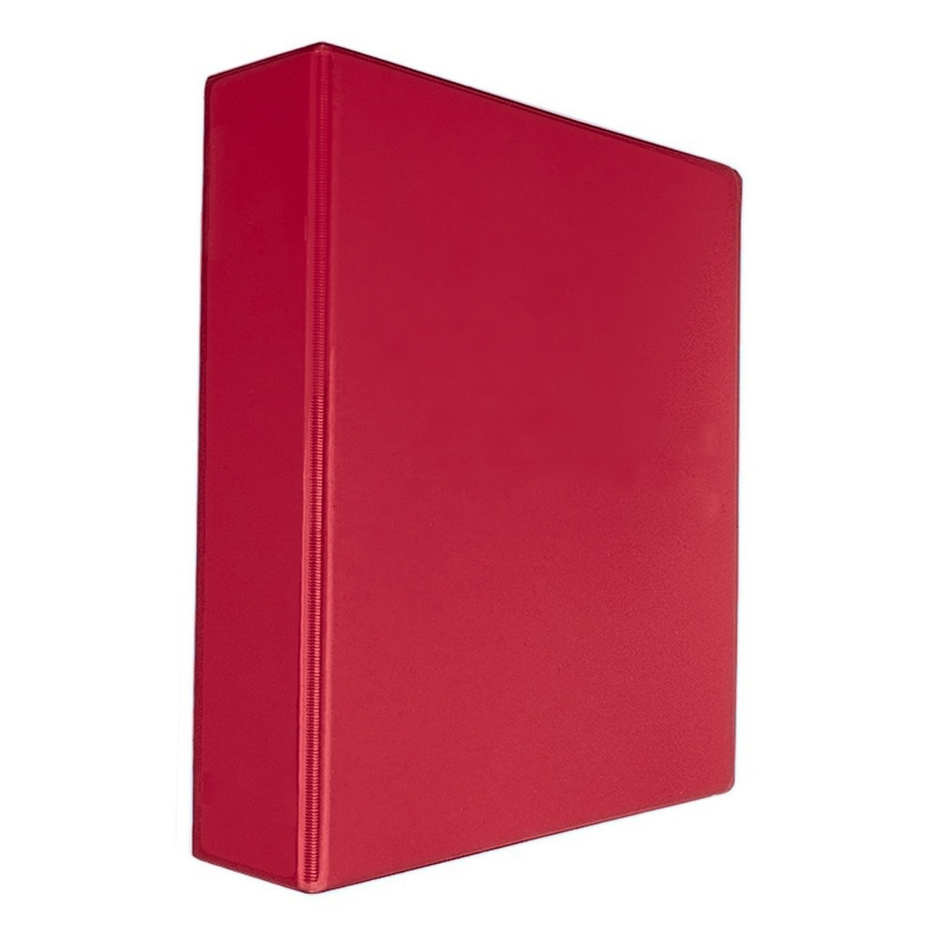 Binder 2" in Red vinyl – customizable, made in Canada