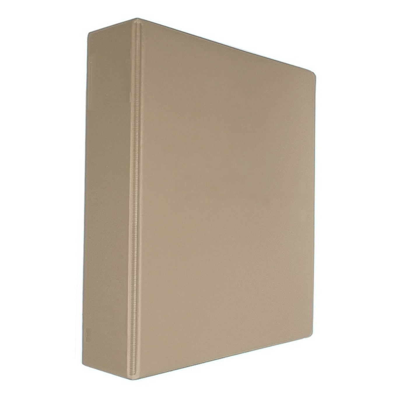 Binder 2" in Taupe vinyl – customizable, made in Canada