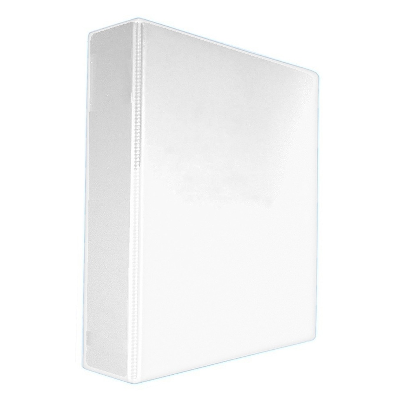 Binder 2" in White vinyl – customizable, made in Canada