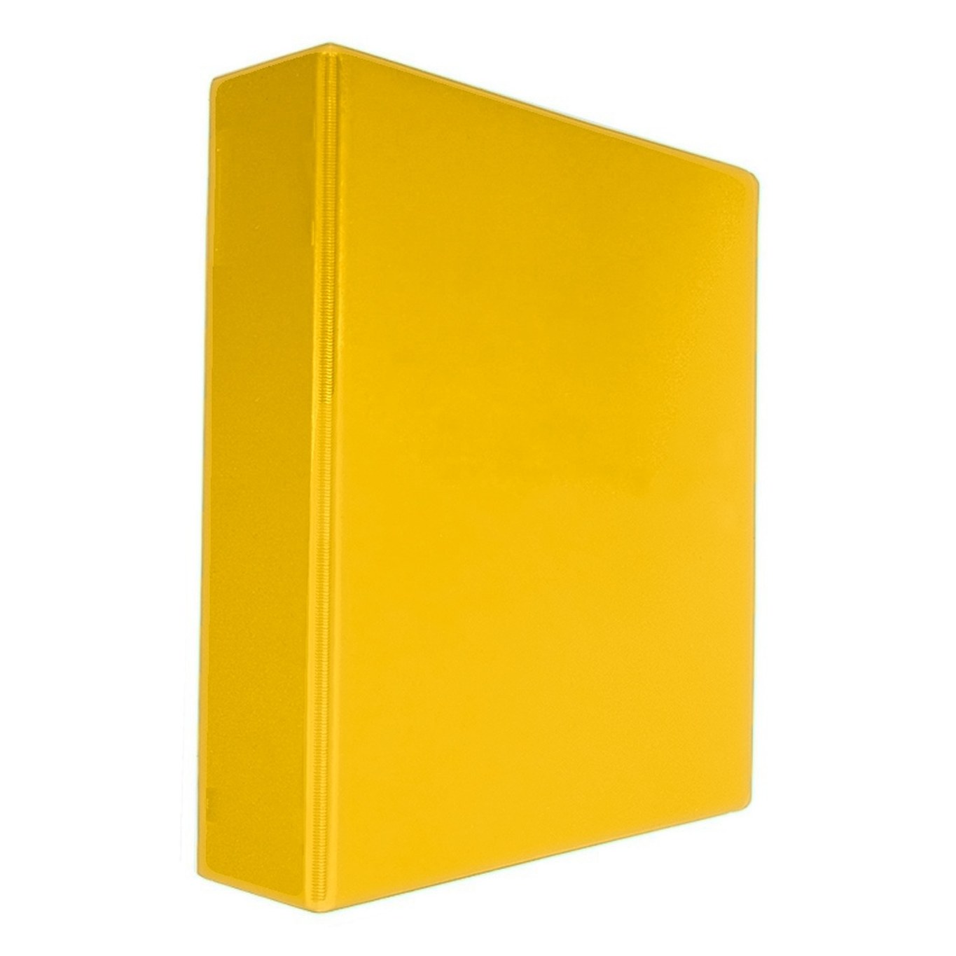 Binder 2" in Yellow vinyl – customizable, made in Canada
