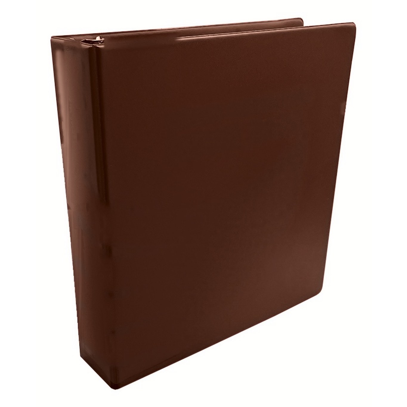 Binder 1 1/2" in Brown vinyl – customizable, made in Canada