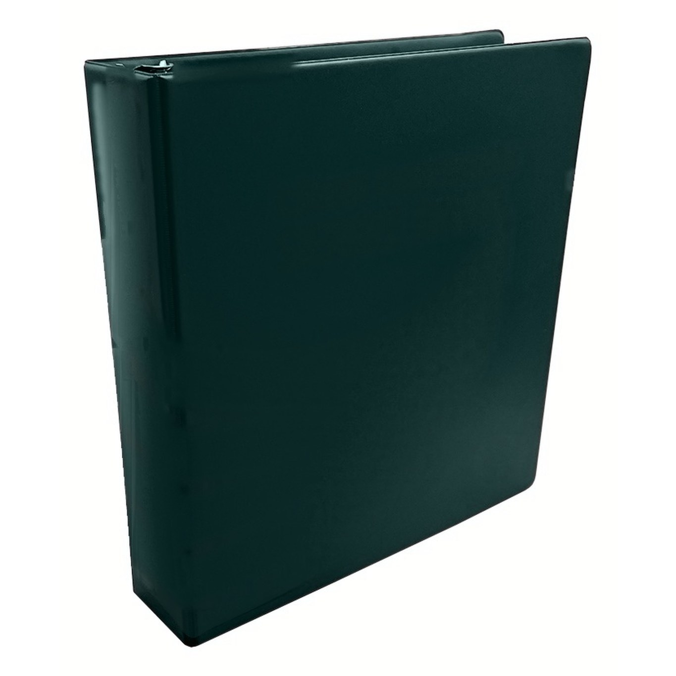 Binder 1 1/2" in Forest Green vinyl – customizable, made in Canada