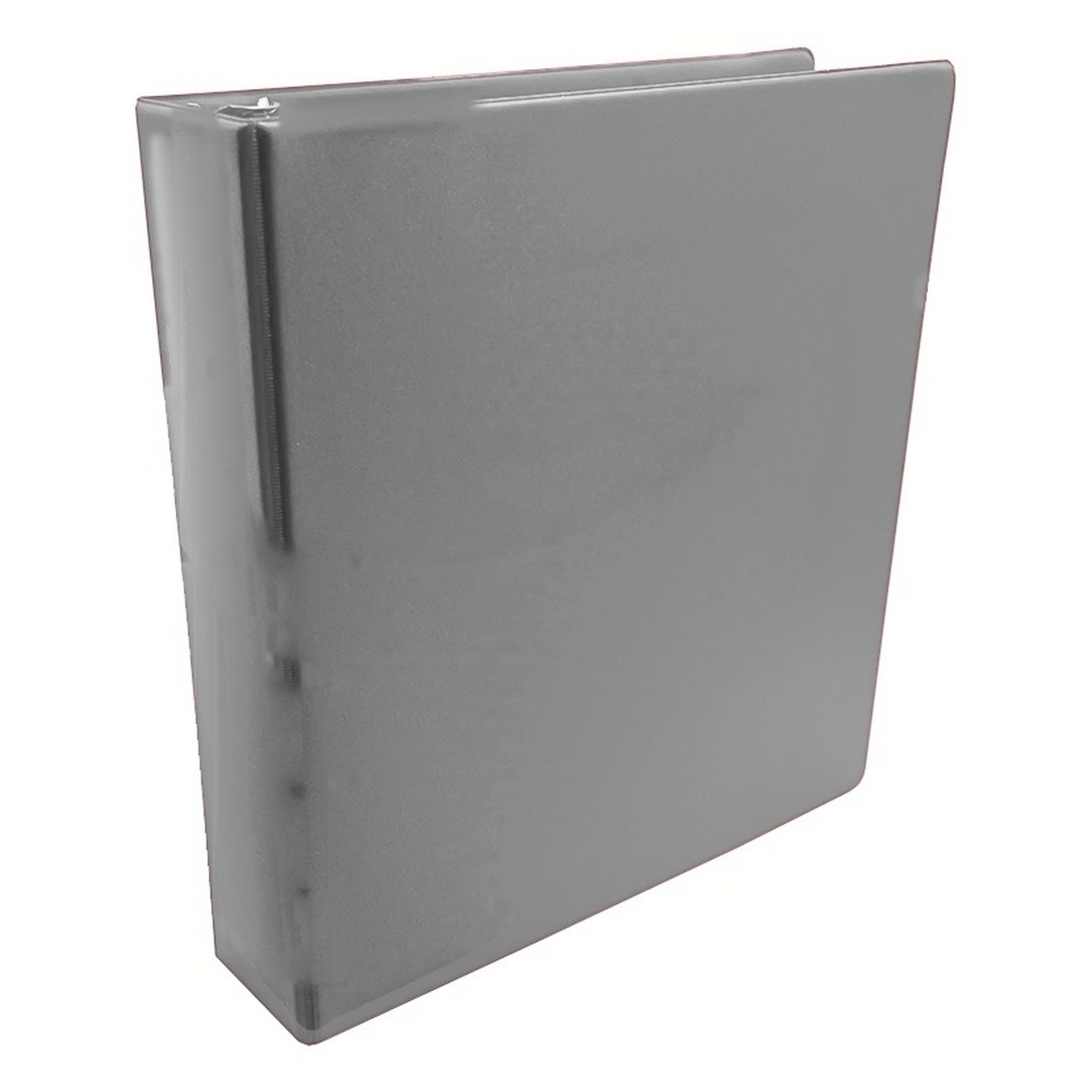 Binder 1 1/2" in Light Grey vinyl – customizable, made in Canada