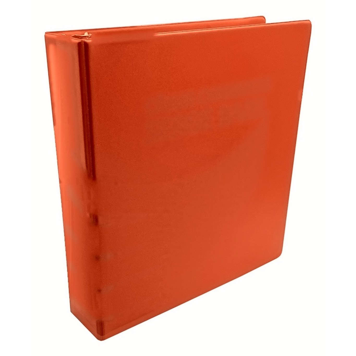 Binder 1 1/2" in Orange vinyl – customizable, made in Canada