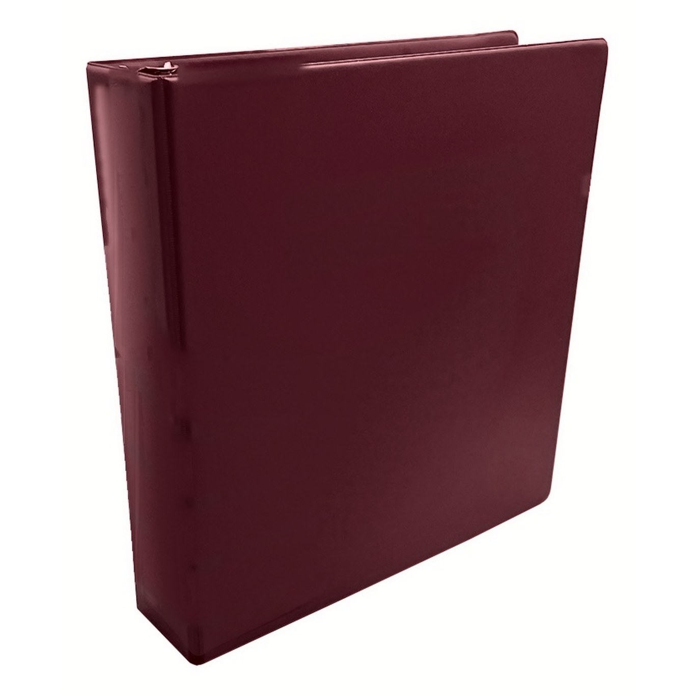 Binder 1 1/2" in Plum vinyl – customizable, made in Canada