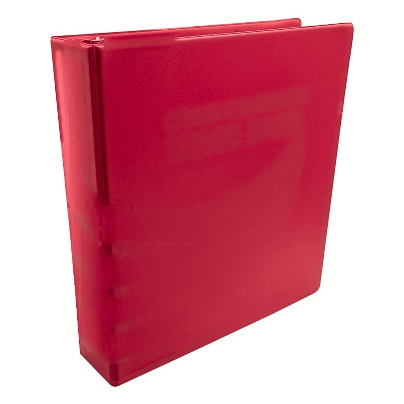 Binder 1 1/2" in Red vinyl – customizable, made in Canada
