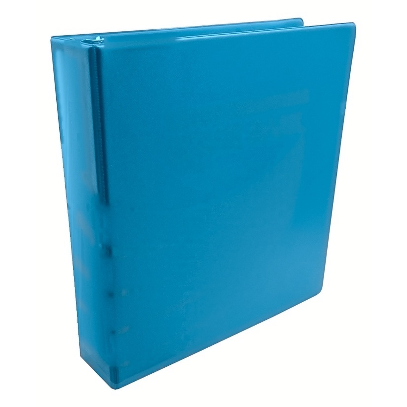 Binder 1 1/2" in Turquoise vinyl – customizable, made in Canada