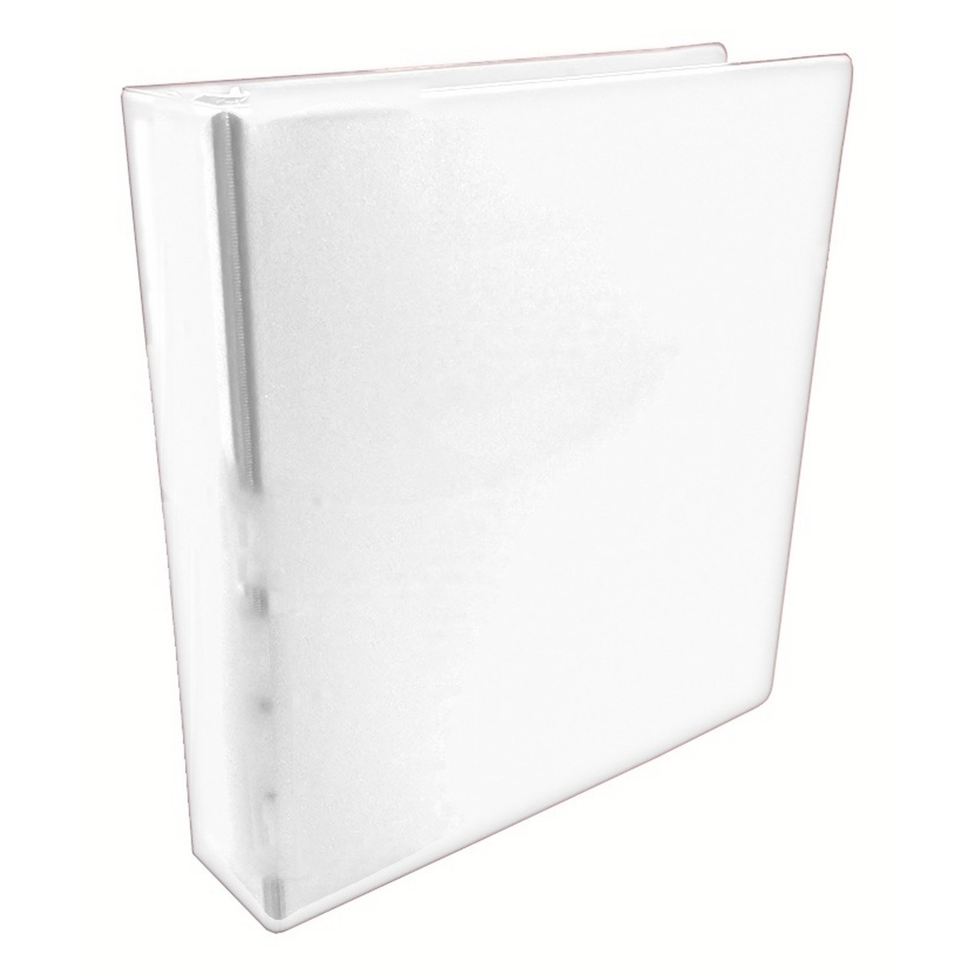 Binder 1 1/2" in White vinyl – customizable, made in Canada